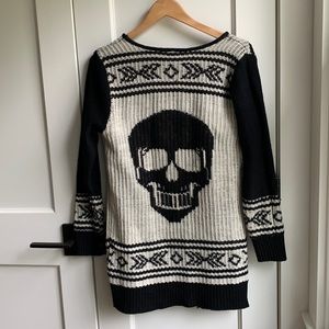 Skull Cardigan by R Daughter size Medium